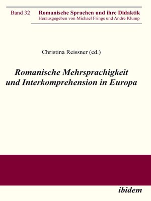 cover image of Romanische Mehrsprachigkeit und Interkomprehension in Europa
